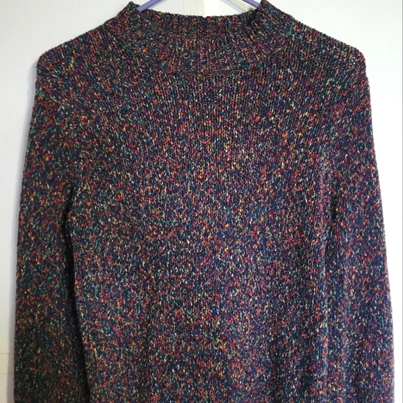 Anthro Seen Worn Kept Colorful Knit Sweater - Picture 4 of 7